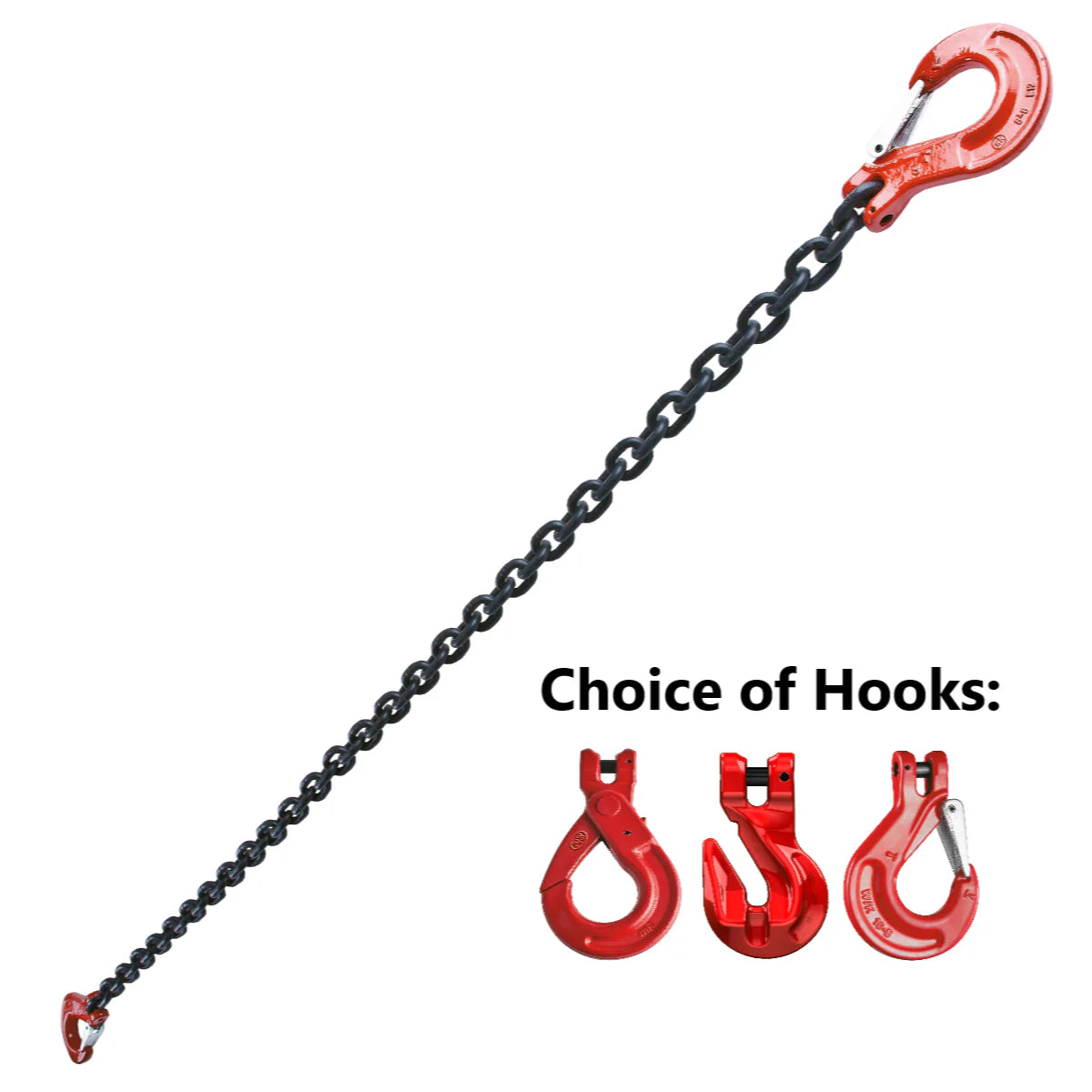 10MM Lashing Chain 4M Length With Grab Hooks