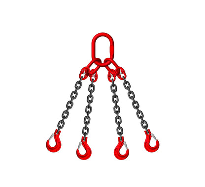 Grade 8 - 8mm - Chain Sling - 4 Leg