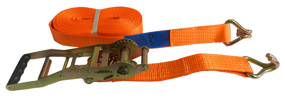 Ratchet Strap 10M x 50mm, SWL 2500Kg ERGO