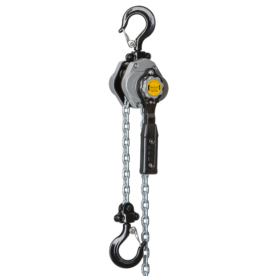 DELTA ALUM – Lever hoist – 0,5 ton – with 1,5 meter hoisting height