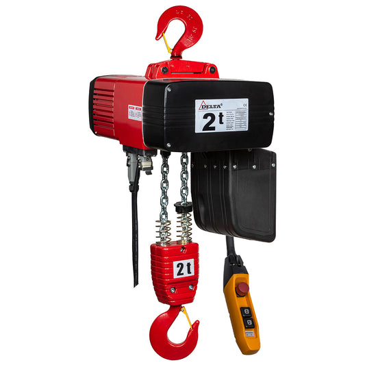 DELTA Electric chain hoist DEH – 400V – 2 ton – double speed – 1 chain fall