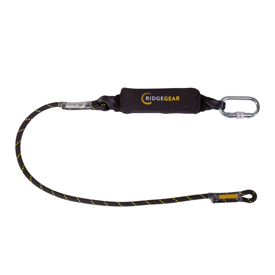 RIDGEGEAR Kernmantle Rope Lanyard & Shock Absorber
