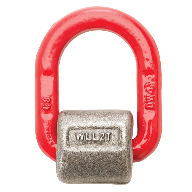 Weld on Pivoting D Link with Spring