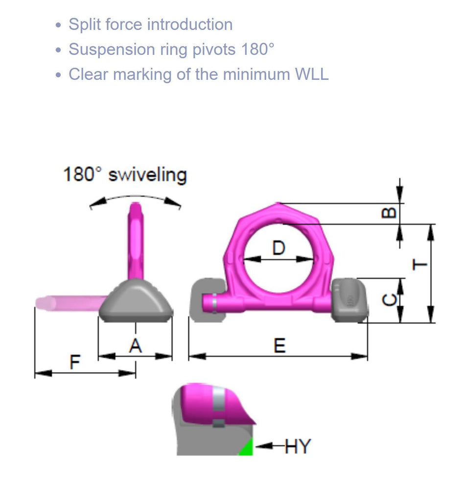 RUD VRBS - Load ring for welding