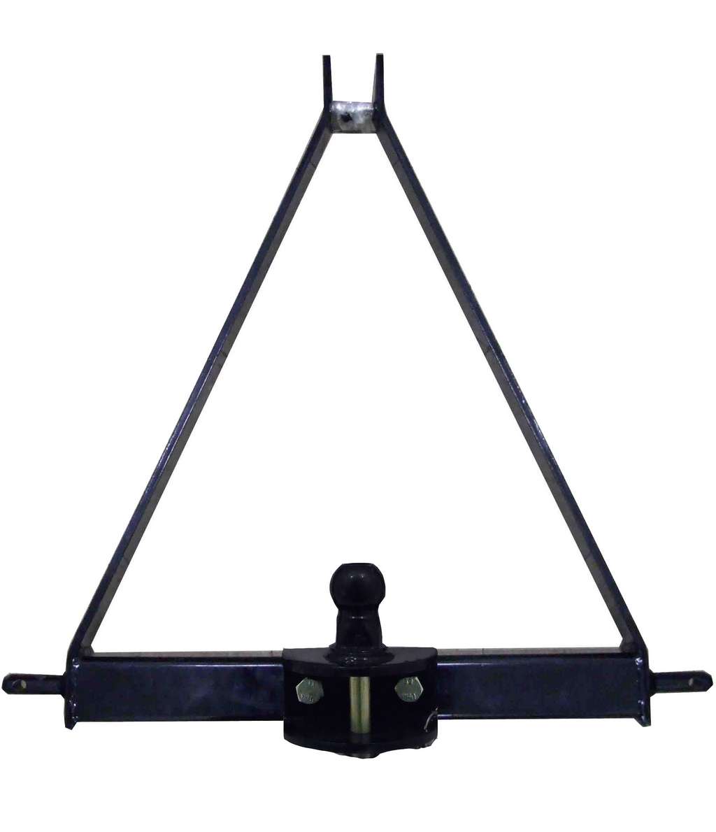 A Frame 3 Point Tow Hitch For Small Tractor Mounted Towing Cat 1 Ball & Pin