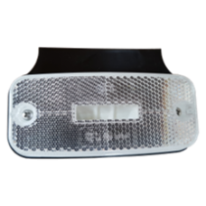 9/32V LED MARKER LIGHT WITH BRACKET (CLEAR)