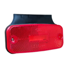 9/32V LED MARKER LIGHT WITH BRACKET (RED)