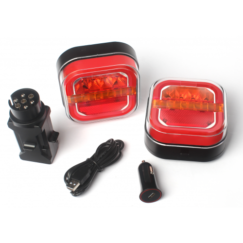 Wireless LED Magnetic Trailer Tail Light Kit