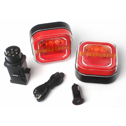 Wireless LED Magnetic Trailer Tail Light Kit