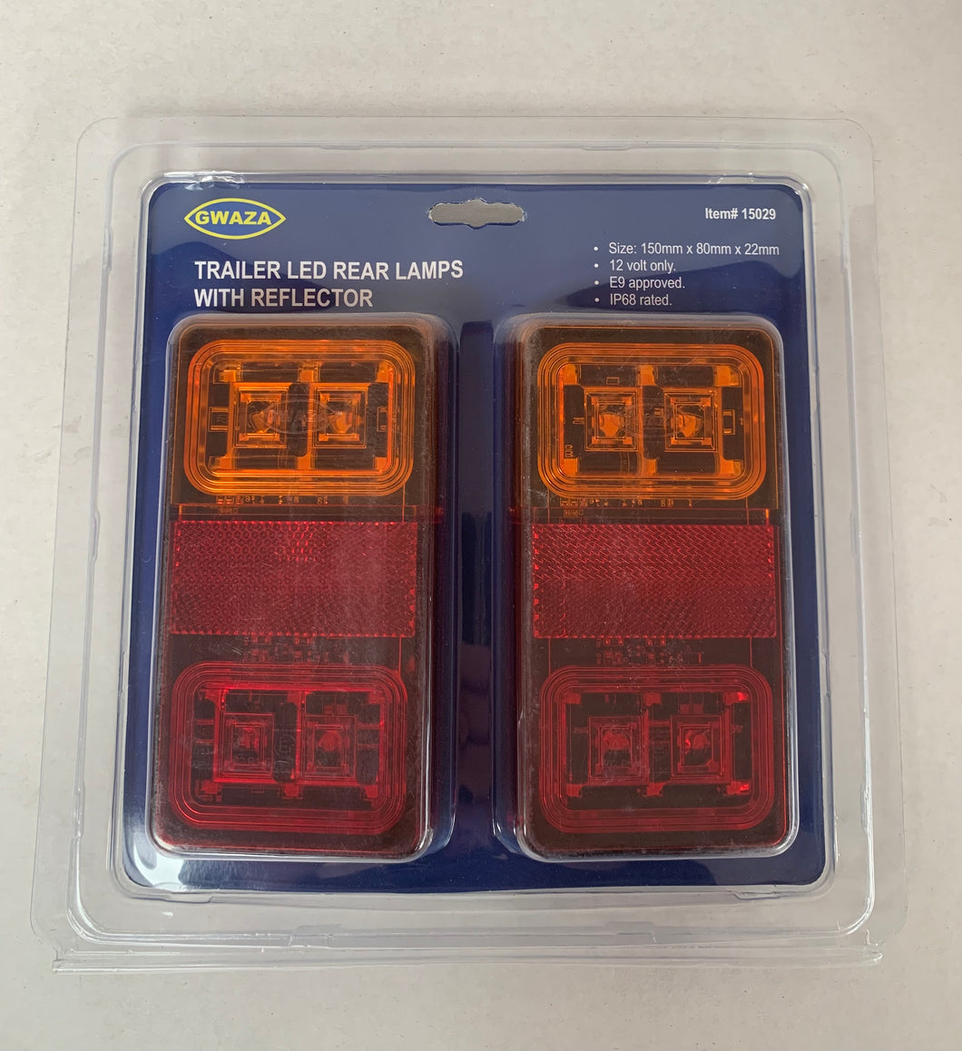 Trailer LED Rear Lamps with Reflector
